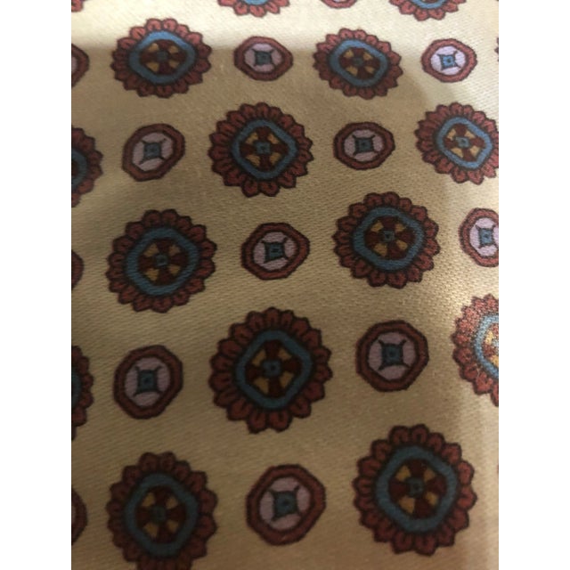 1990s Vintage Cotton Patterned Fabric, 6 Yards Piece For Sale