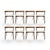 Mid-Century Italian Set of 8 Chairs For Sale - Image 4 of 6