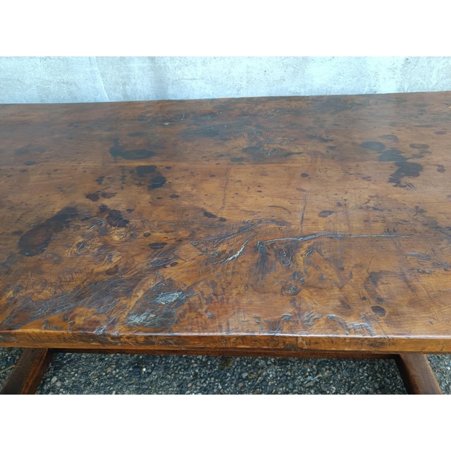Antique Rustic Walnut Table For Sale - Image 18 of 18