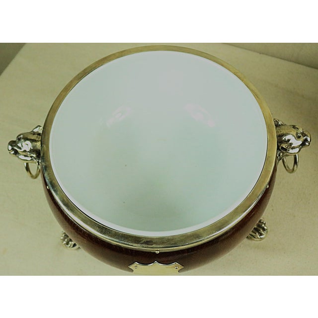 Late 19th Century English Oak and Silver Salad Set For Sale - Image 10 of 12