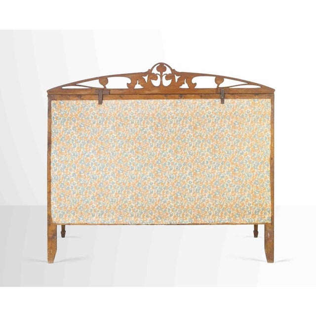 Red Velvet Sofa, Italy, Mid-20th Century For Sale - Image 6 of 8