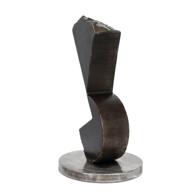 Noteworthy - Contemporary Expressive Geometric Abstract Metal Sculpture Original Artwork by Granville Beals For Sale - Image 9 of 12