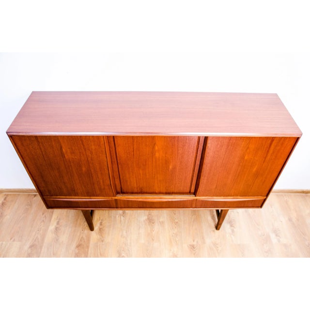 Danish Teak Highboard by E. W. Bach for Sejling Skabe, 1950s For Sale - Image 14 of 16
