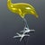 Yellow Blown Glass Flamingo from Jaroslav Brychta, Železný Brod, Czechoslovakia, 1960s For Sale - Image 4 of 7