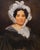 Mid 19th Century Portrait of a Lady Wearing a White Lace Bonnet-19th Century Oil Painting For Sale - Image 5 of 10