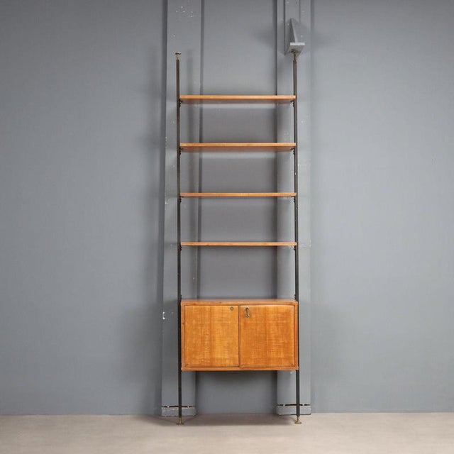 Floor-to-Ceiling Bookcase, 1950s-1960s For Sale - Image 11 of 11