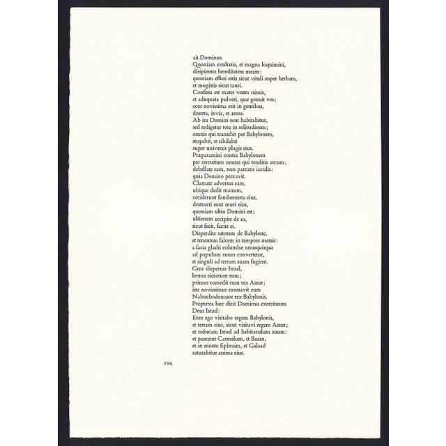 1968 Salvador Dalí Biblia Sacra Lithograph "Seduxisti Me, Domine" Lord, You Have Deceived Me For Sale - Image 9 of 11