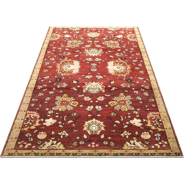 1960s 1960s Turkish Oushak Rug For Sale - Image 5 of 7