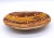 20th Century Italian Terra Cotta Handpainted With a Brown Wood Grain and Gold Spots Catchall Dish/ Tray For Sale - Image 9 of 9