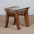 1940s Walnut Nesting Tables by Maxime Old, 1940, Set of 3 For Sale - Image 5 of 10