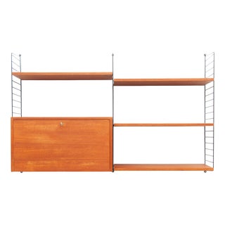 String Wall Shelf by Kajsa and Nisse Strinning, 1950s For Sale