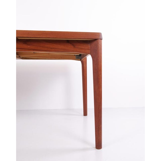 Vintage Teak Dining Table by Henry Kjærnulf, 1960s For Sale - Image 4 of 12