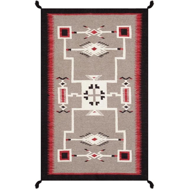 Traditional Tuscany Wool Mocha Area Rug, 5' 1'' X 6' 9'' For Sale - Image 3 of 3