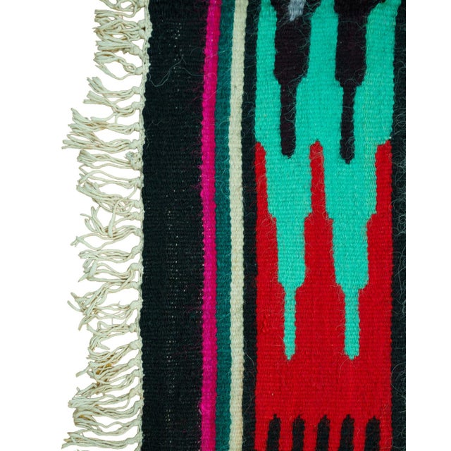 Vintage Eastern European Handwoven Wool Flatweave Rug, 1970s For Sale - Image 11 of 12