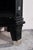 Art Deco Sideboard, 5 Drawers in the Center, Black High-Gloss Lacquer with Metal Emblems, 1930s For Sale - Image 3 of 12