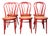Vienna Straw Chairs in the style of Thonet, 1970s, Set of 6 For Sale