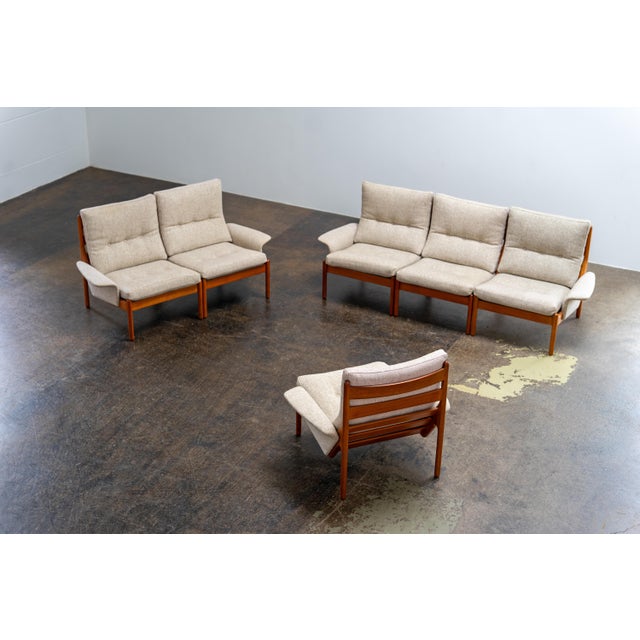 Lounge Chairs by Illum Wikkelsø for C F Christensen Silkeborg, 1970s, Set of 2 For Sale - Image 10 of 11