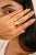 Introducing the Carat&her Rose Gold Plated Silver Ring for Women made from 925 silver. This beautiful ring shines with...