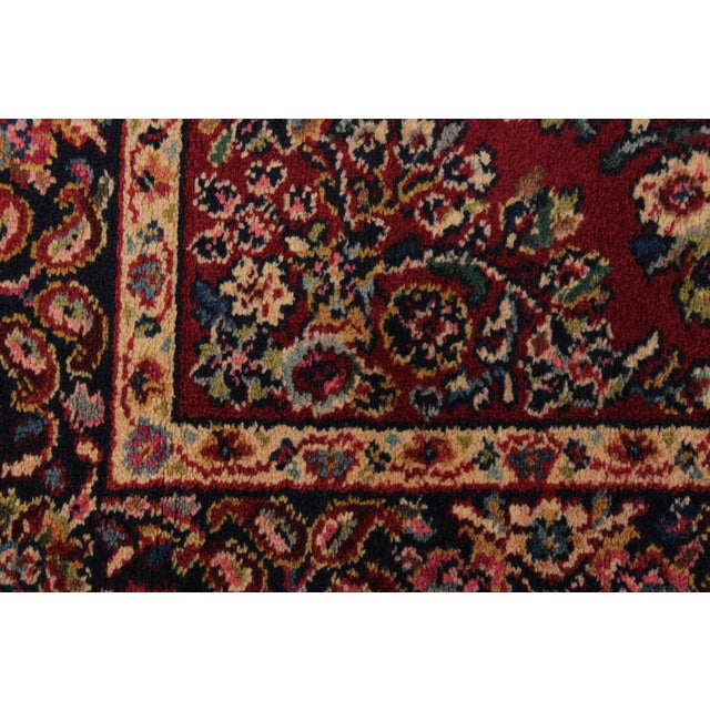 Textile Karastan Red Field Oriental 4’3” X 6’ Wool Area Rug For Sale - Image 7 of 16