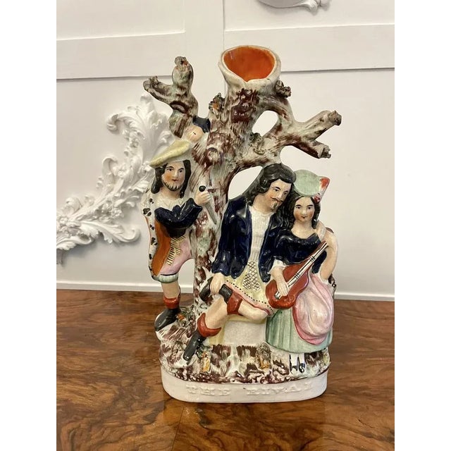 19th Century Staffordshire Flatback Figure, 1860s For Sale - Image 11 of 11