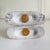 White Limoges France Vintage Porcelain Fish Gold Trim Salt and Pepper Shaker Set For Sale - Image 8 of 8