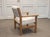 1980s Oak Armchair with White Sheep Fur Upholstery by Hans J. Wegner, 1980s For Sale - Image 5 of 12