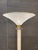 Vintage Lucite, Brass & Frosted Acrylic Torchiere Floor Lamp For Sale - Image 4 of 5
