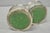 Vintage English Victorian Wood & Silver Plated Bar Wine Bottle Coaster - A Pair For Sale - Image 10 of 11