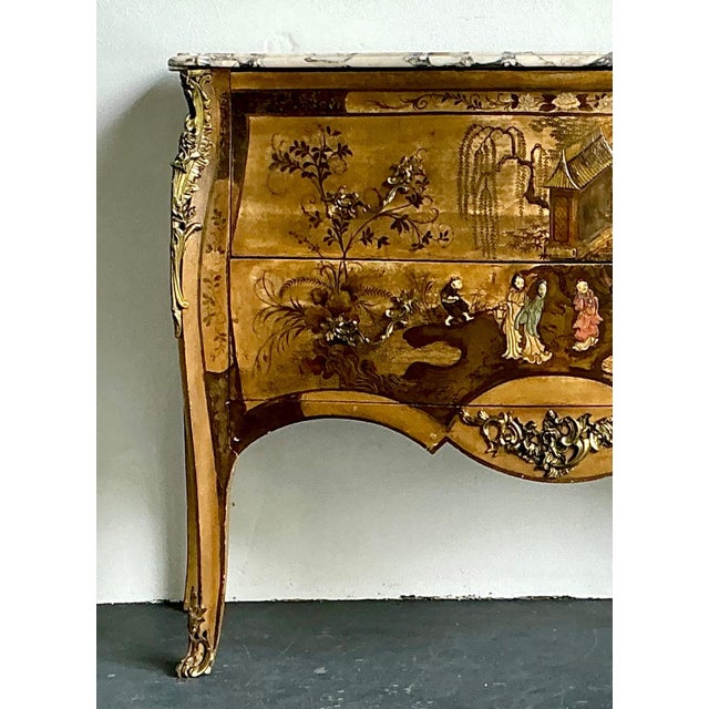 Antique Italian Chinoiserie Style Commode For Sale - Image 14 of 18