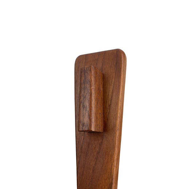 Teak Sisal and Brass Arc Swing Wall Lamps attributed to Temde, Switzerland, 1960s, Set of 2 For Sale - Image 9 of 18