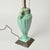 Antique Celadon Glazed Ceramic Urn Lamp With Bronze Base For Sale - Image 9 of 18