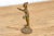 Soulful Miniature Bronze Painted Apsara For Sale - Image 4 of 9