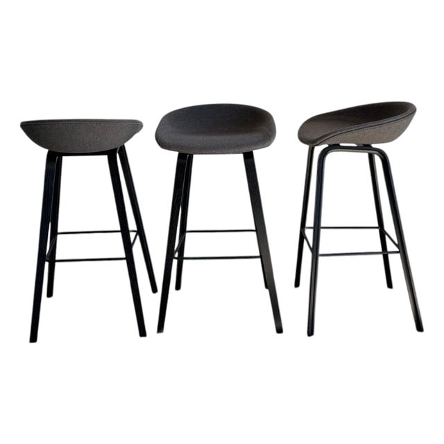 Hee Welling for Hay Modern Counter / Bar Stools – Set of 3 For Sale