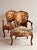 Pair of Early 19th Century French Louis XV Style Children's Armchairs, Aubusson Tapestry Fauteuils, Carved Walnut Cabriole Legs For Sale - Image 17 of 18