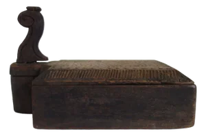 19th Century Hand-Carved Spice Box, India