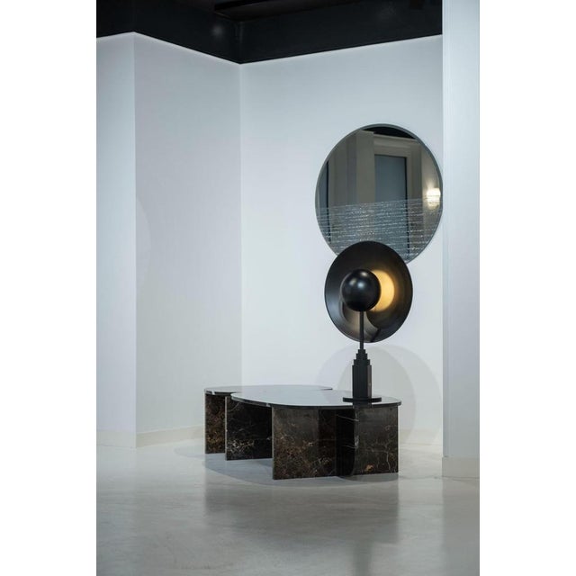 Trilithon Marble Coffee Table by Os and Oos For Sale - Image 15 of 17