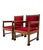Brown Art Deco Lounge Chairs in Oak and Velvet by Architect Schubad, 1920s, Set of 2 For Sale - Image 8 of 16