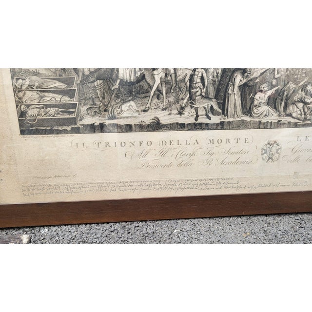 Empire Camposanto of Pisa Engravings by Lasinio for Molini Landi & Cie, Set of 2 For Sale - Image 17 of 18