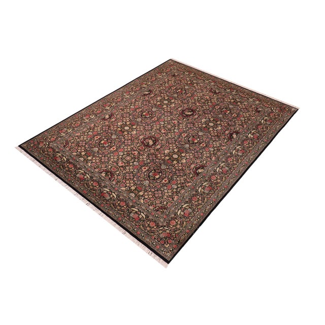 Designed with mesmerizing intricacy and gorgeous color palette, this hand-knotted masterpiece demonstrates the beauty and...