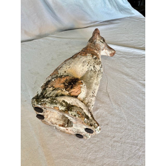 Early 20th Century Terracotta Dog Garden Statue For Sale - Image 13 of 13