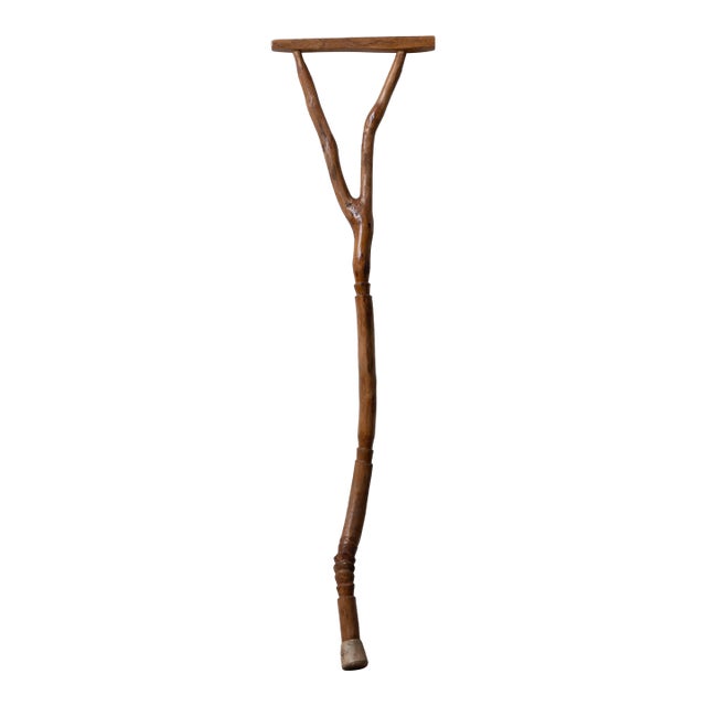 Vernon Edwards Crutch-Form Walking Stick, 1980s For Sale
