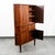 Wood Mid Century Danish Modern Corner Cabinet Rosewood Bar Denmark Drawers Locking Vg For Sale - Image 7 of 11
