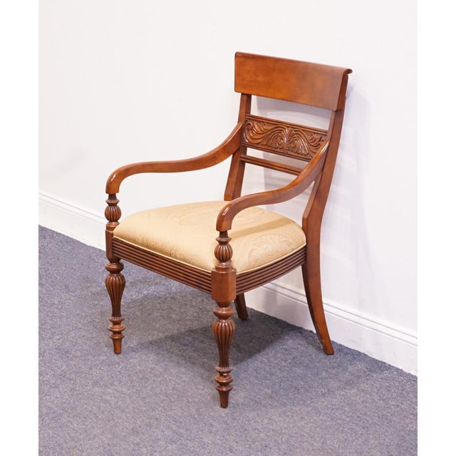 Ethan Allen Ethan Allen British Classics Collection Early American Traditional Dining Arm Chair 29-6500a For Sale - Image 4 of 13