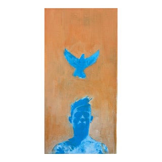Original Painting Boy and the Bird (Spirit) by Joseph Christy For Sale