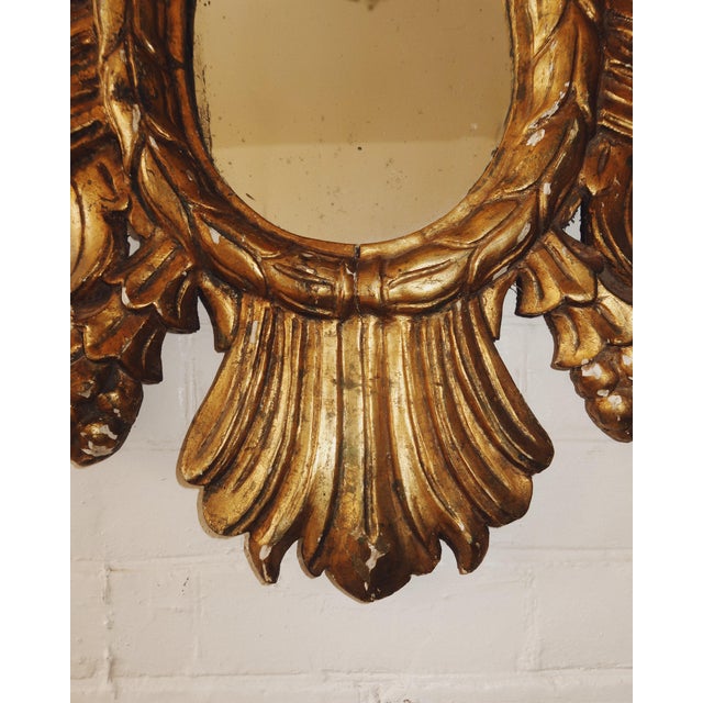 Antique European Giltwood Double Eagle Wall Mirror For Sale In Los Angeles - Image 6 of 16