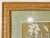 Large Vintage Floral Bless Our Home Ornate Heavy Gold Framed Wall Picture For Sale - Image 4 of 11
