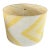 Pale Yellow Silk Ikat Drum Lamp Shade For Sale