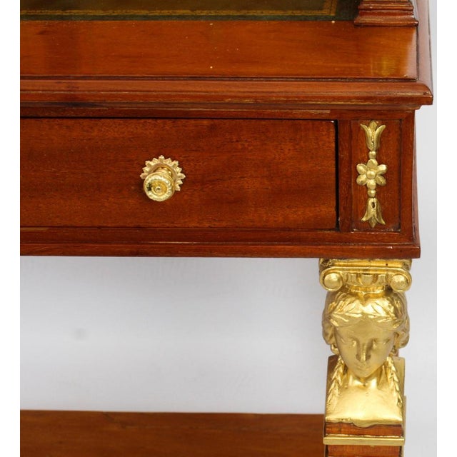 French Empire Revival Cylinder Desk, 19th Century For Sale - Image 9 of 18
