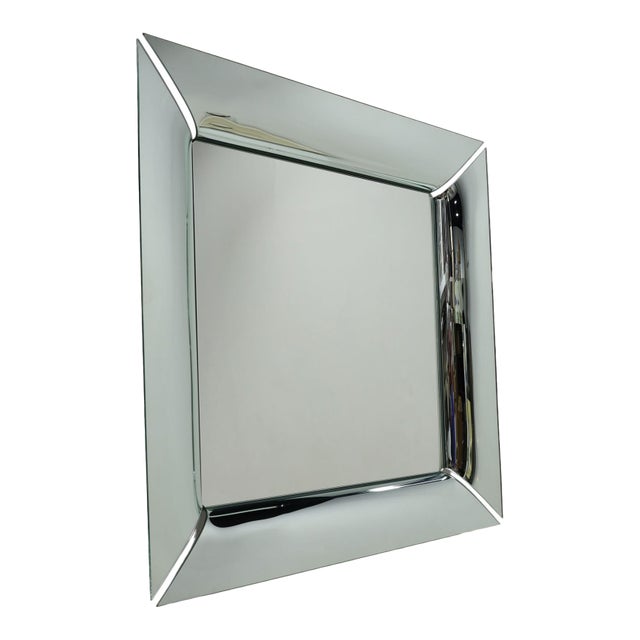 Philippe Starck for Fiam Caadre Square Mirror 41" For Sale