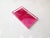 Contemporary Lucite Fuchsia Digital Agate Pattern Tray, Dwm | Maloos For Sale - Image 3 of 5